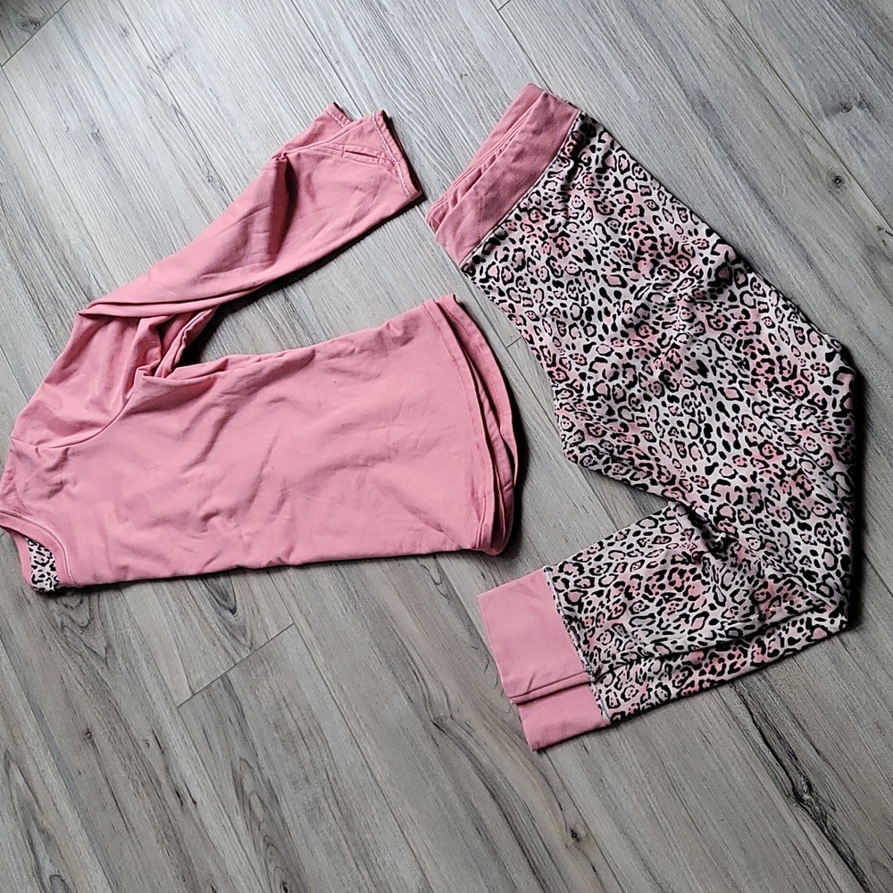 Climate Right Cuddle Duds Outfit Pajamas Top: Xl Bottoms: Medium